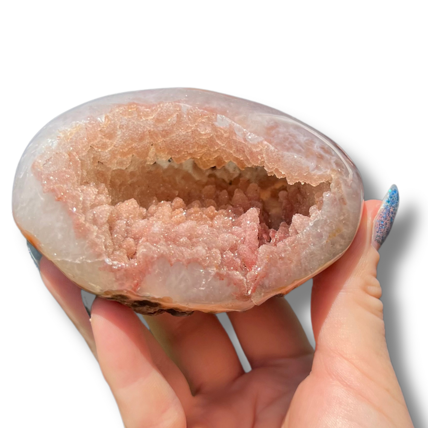 Pink Sugar Amethyst Geode